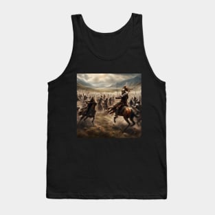 Mongolian warriors art Tank Top